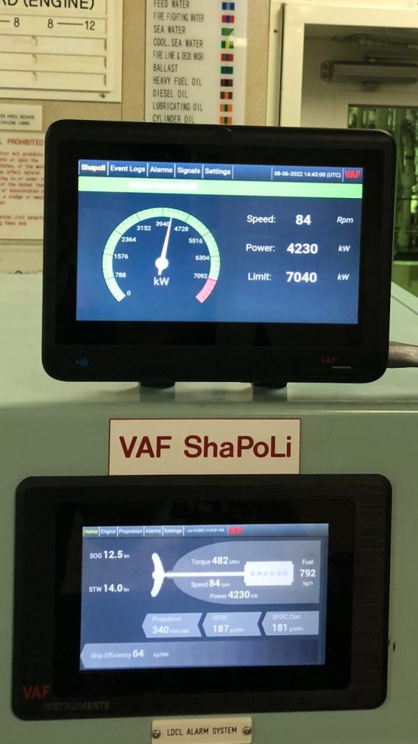 ShaPoLi Shaft Power Limitation System sul Bridge